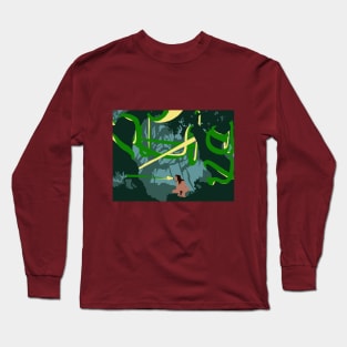 Tarzan and Snake Long Sleeve T-Shirt